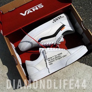 custom vans off white