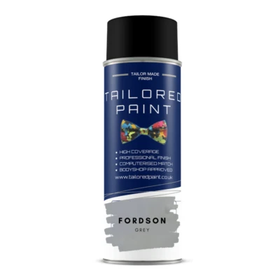 TAILORED PAINT FORDSON GREY Tractor Digger Machinery Aerosol Spray Paint