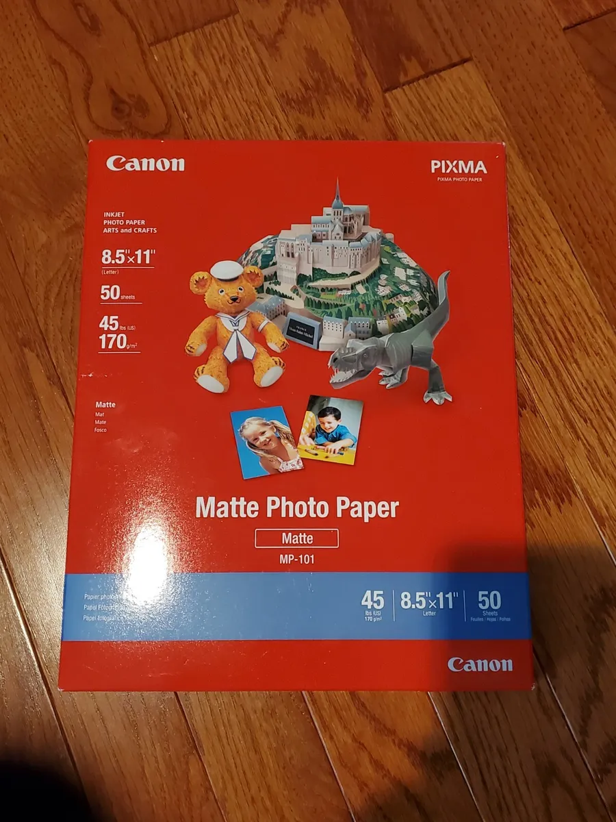 Canon Photo Paper Plus, Matte, 8-1/2 x 11, 50 Sheets/Pack