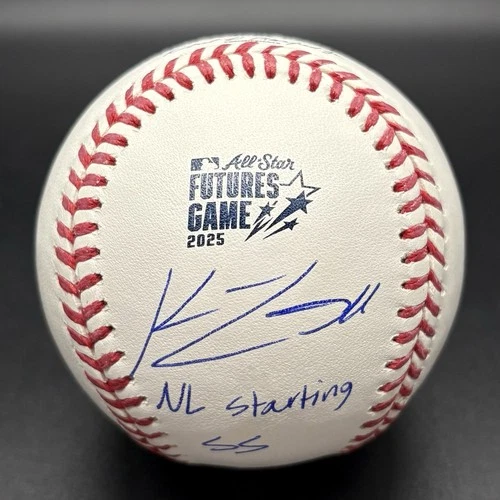 Konnor Griffin "NL Starting SS" 2025 Futures Game Autographed Baseball (MLB)