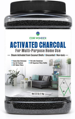 Activated Charcoal Odor Absorber   2.2 Lb   Coconut Shell Carbon Granules   Natu