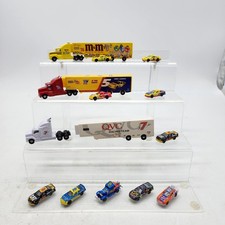 Lot Of 13 Vintage 1990 s Racing Champions Micro Machines NASCAR W Semi StockCar