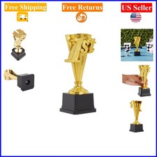 8-Inch Gold Plastic 1st Place Trophy for Sports, Kids  Adults