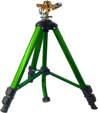Impact Sprinkler on Tripod Base, Sprinklers with Brass Head, 360 Green 