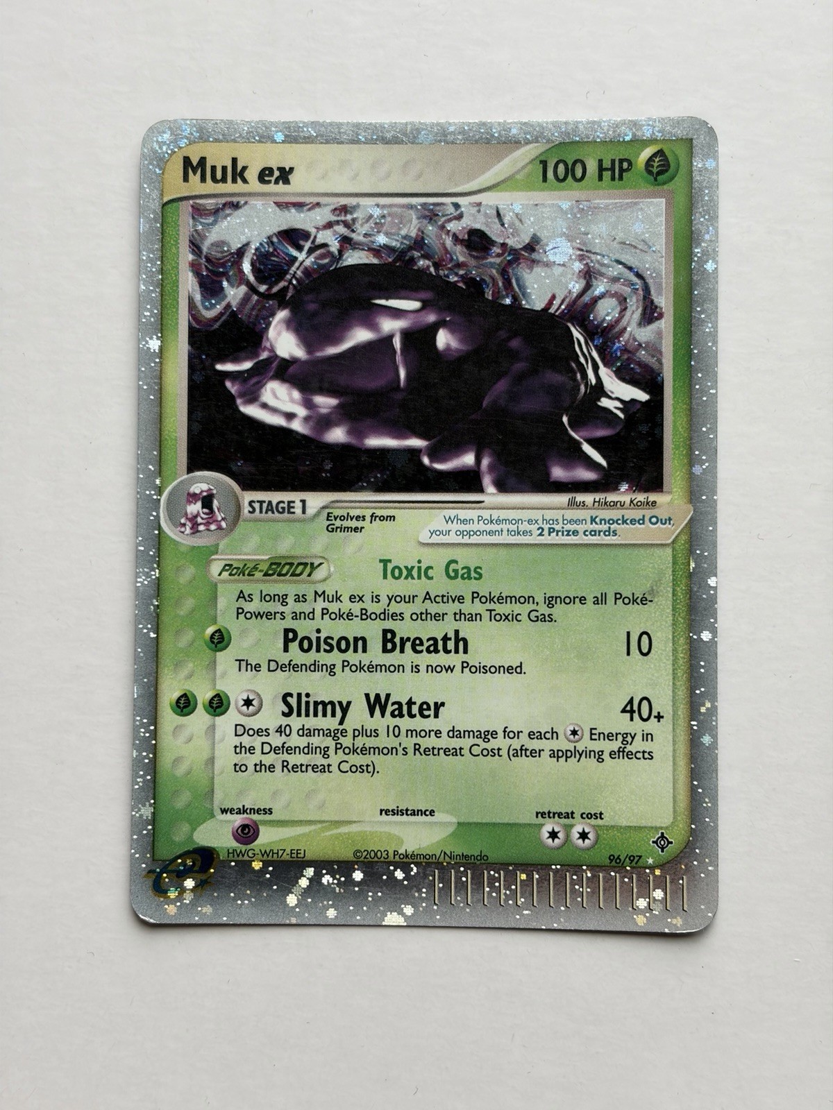 Muk ex 96/97 Holo Ultra Rare EX Dragon NM