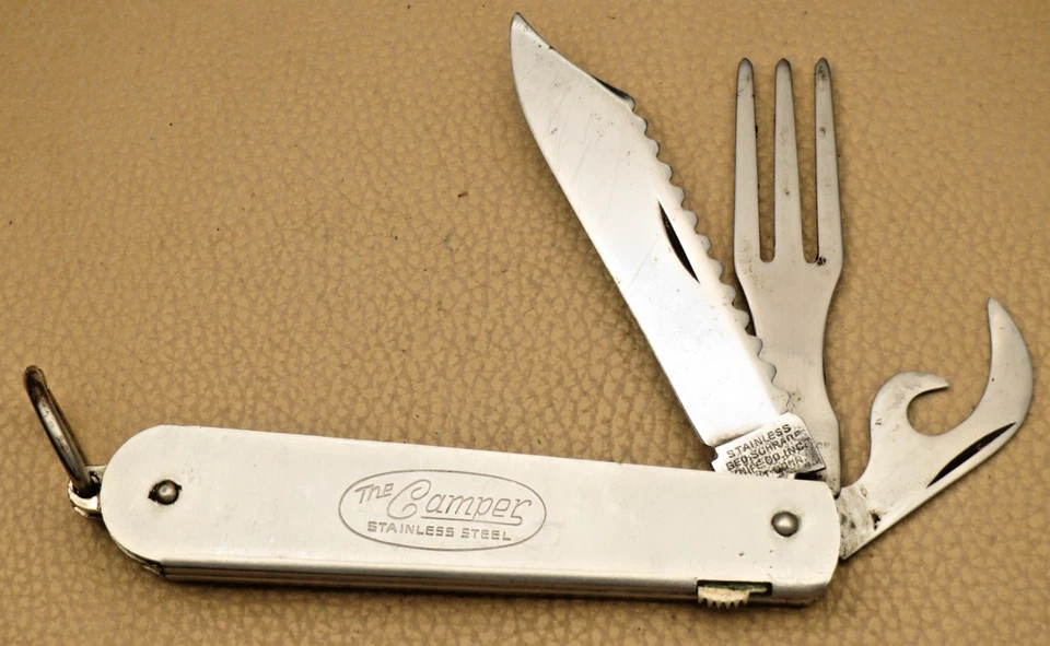 Antique 1940's to 50's Era George Schrade Knife Co - RARE Camping Knife Set - Image 2 of 4