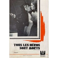 TO HELL WITH HEROES French Pressbook 6p - 6,3x9,5 in. - 1968 - Joseph Sargent, R