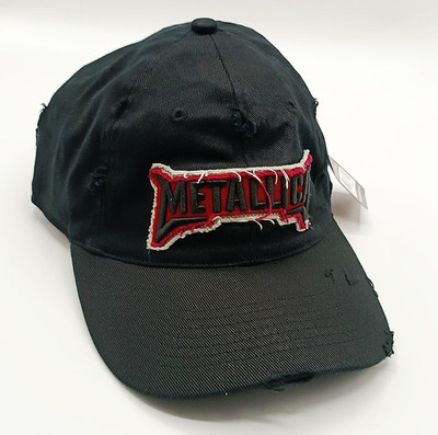 METALLICA Base-Cap Used-Look Neu Baseball Heavy Metal Schwarz Logo