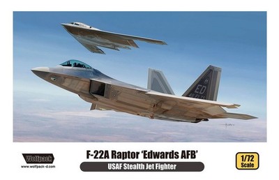 Wolfpack Design 1/72 Lockheed Martin F-22A Raptor Edwards AFB [Premium Edition]