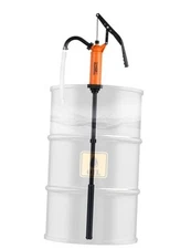  - 55 Gallon Drum Pump | Heavy Duty Manual Rain Barrel Pump for Water, DEF & 
