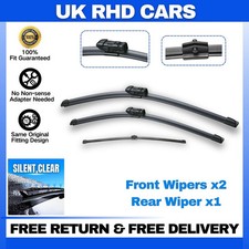 Front and Rear Windscreen Wipers For BMW X3 2018-2025 26"20"12"