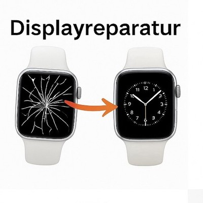Apple Watch SE 2 40 mm 44mm Glasreparatur & Akkuwechsel   DisplayTausch 24h