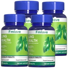 4Pack Lung Support Supplemen Keep Your Lungs Healthy, Better Breath  240 Tablets