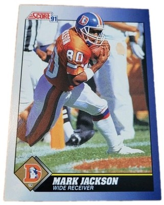 1991 Score Football Card Mark Jackson #41 Denver Broncos (C0