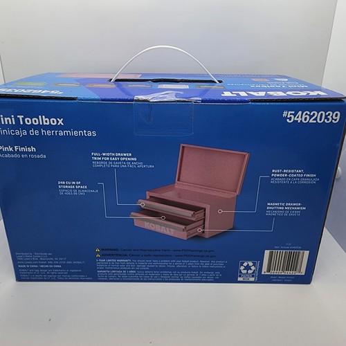 Kobalt Mini Toolbox #5462039 Pink - Picture 7 of 7