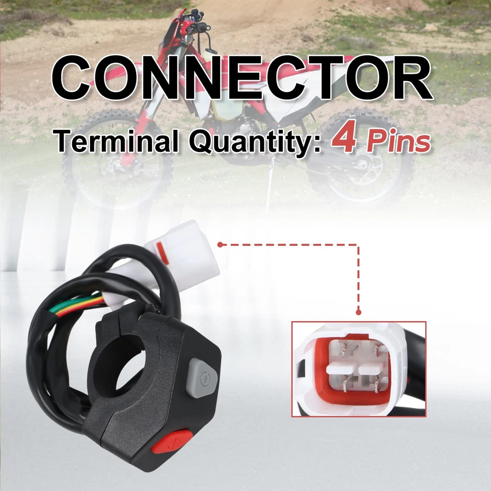 Engine Kill Start Stop Switch Button for KTM SX XC SMR 150 250 350 450 2023 2024 - Image 4 of 4