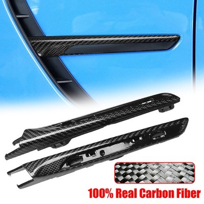 Replacement Carbon Fiber Side Fender Air Vent Flow Trim For M3 M4 F80 F82 F83