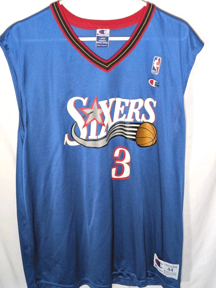 Preços baixos em Allen Iverson Philadelphia 76ers Azul Roupas e