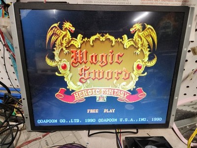 Magic Sword Capcom ARCADE PCB B +C Boards only video game WORKING 100%