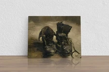 Vincent van Gogh "A Pair of Shoes" Canvas Print Wall Art Home Decor