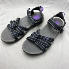 Teva Tirra Hiking Water Outdoor Sandal Women's Black Purple 4266 Size 10