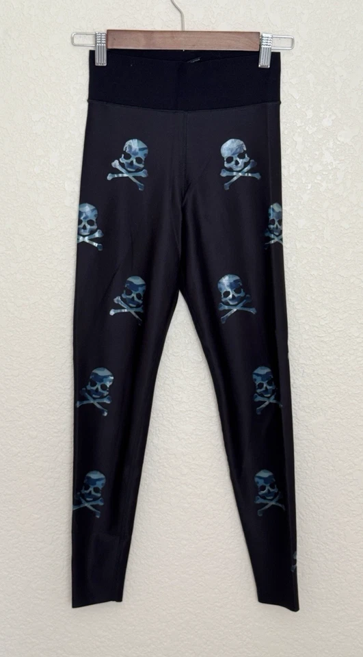 Ultracor X Soulcycle Patinador Calavera Leggings Azul Camuflaje Pequeño Ropa Deportiva Foto 3 de 4