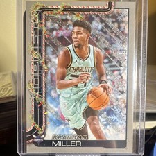 2025 Topps - Brandon Miller Holiday Silver Glitter RC - #H54 - NBA Hornets