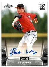 2020 LEAF DRAFT RETAIL AUTOGRAPHS BECK WAY AUTO NEW YORK YANKEES #BA-BW1