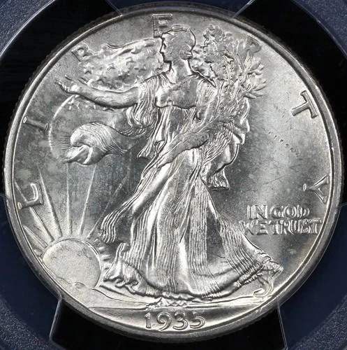 1935-D 50c Walking Liberty Half Dollar PCGS MS 64