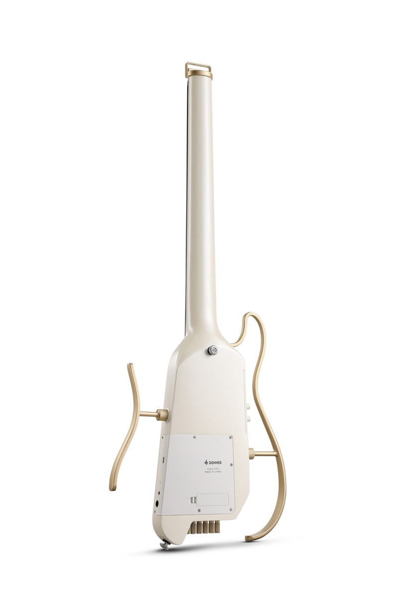 Donner HUSH X PRO Professional Electric Guitar | White-Luxe