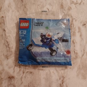 LEGO CITY: Police Boat 30017 And Police Plane 30018. Both Are Factory Sealed. 