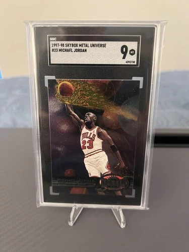 1997-98 Metal Universe - Michael Jordan #23 Graded SGC 9 Mint🏀🐐Gorgeous Card!