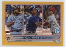 2022 Topps Series 1 1st Edition Gold Vladimir Guerrero Jr Salvador Perez #48 2y0