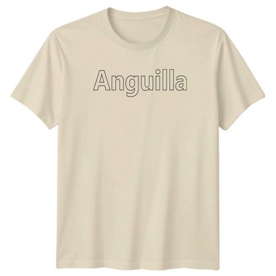 T-Shirt Anguilla Liebe Flagge Souvenir Karibik Reise Geschenk für Sie und Ihn