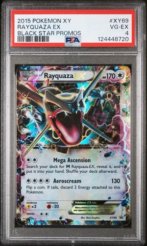 Rayquaza-EX graded PSA 4 for sale on eBay