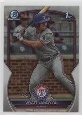 2023 Bowman Draft Chrome Refractor Wyatt Langford #BDC-106 6fs