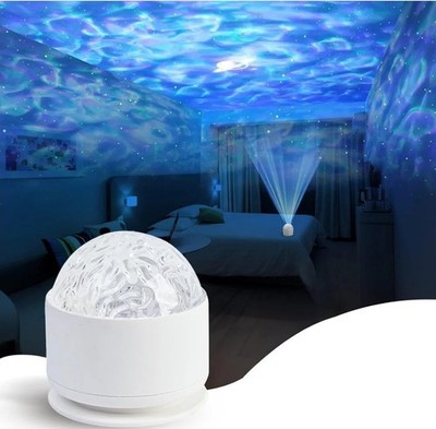 New LED Starry Projection Galaxy Light Mini Magic Ball W/ Remote Aurora Borealis