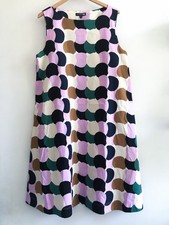 Uniqlo Marimekko A Line Sleeveless Dress Pink Dots XS S New With Tags