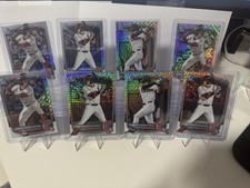 2025 Bowman Draft Mojo Refractor Aaron Walton, Dean Curley, Nolan Schubart