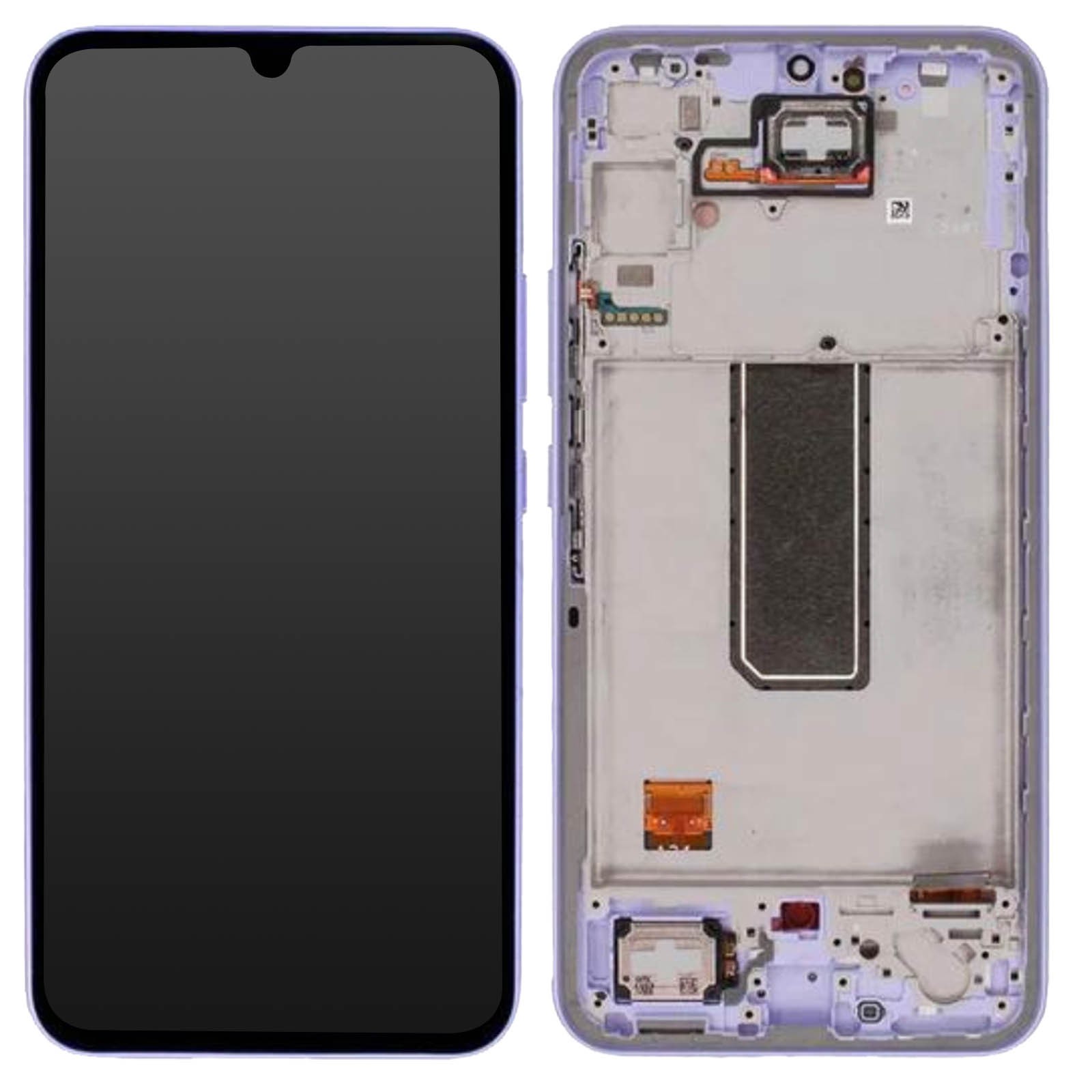 Écran pour A34 5G complet lavande pour réparer son téléphone portable cassé