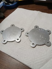 5 Ear Flat Caps For Vintage Wheels 2 116 Spacing Aluminum Plasma Cut Pair Rat R