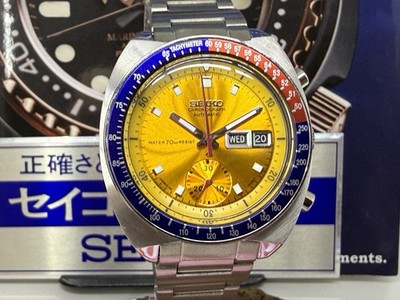 Seiko Pogue Space Watch - 6139-6002 Resist Dial Fully Refurbished Mar 1974