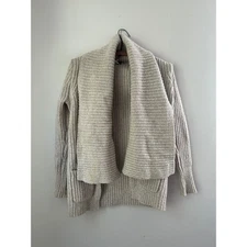 J.Crew XS Lambswool Blend Knit Open Front Cardigan Sweater Warm Cozy