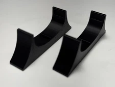 LOT OF 2 Nintendo Wii U  Console Stand Vertical Holder Black 3D Printed