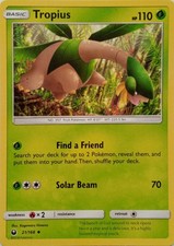 21/168 TROPIUS | UNCOMMON | CELESTIAL STORM POKEMON CARD