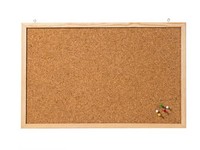 Kork Pinnwand 60X80 Mit Holzrahmen Und 5 Pins Korktafel Pinwand 60 Cm X 80 Cm