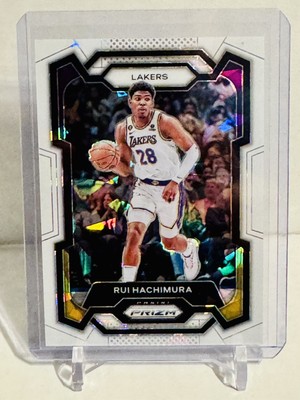 2023-24 Panini Prizm - Rui Hachimura - White Ice Prizm /35 - Lakers    