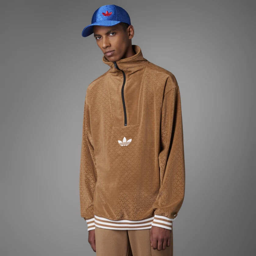 adidas Originals Men's Adicolor Heritage Now Funnel Velour adidas Originals Men's Adicolor Heritage Now Funnel Velour