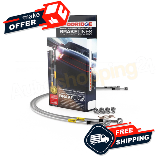 Goodridge GStop Stainless Steel Braided Brake Lines for 1617 Mazda MX