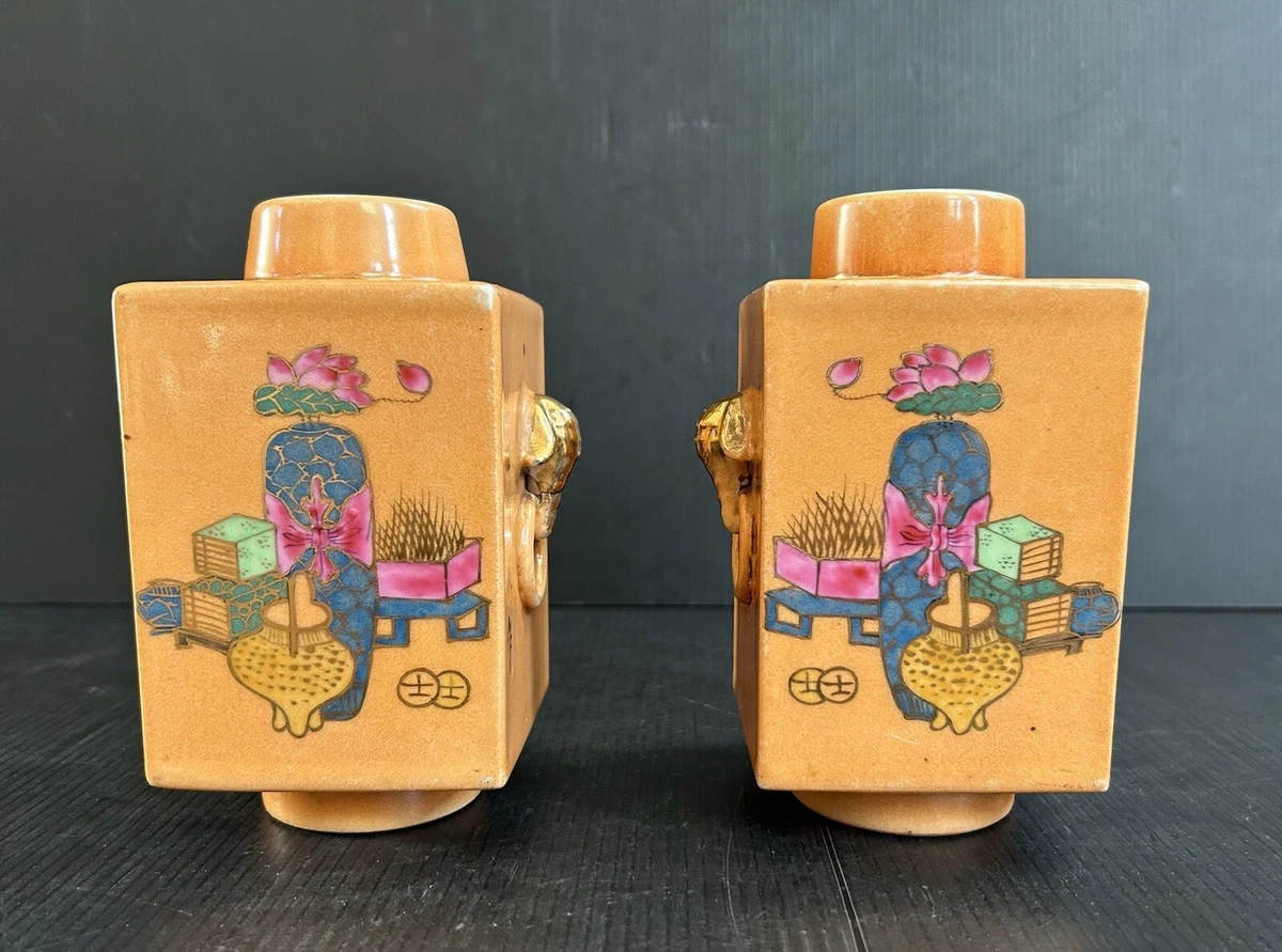 红色1900-1940 中国古董花瓶| eBay